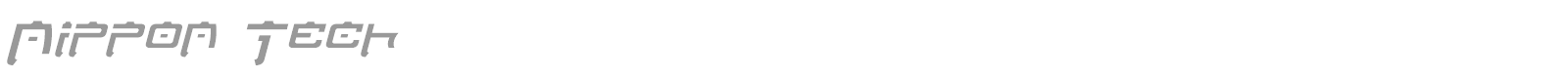 Nippon Tech font preview